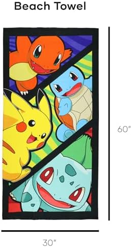 NORTHWEST Pokmon Beach Towel Charmander More
