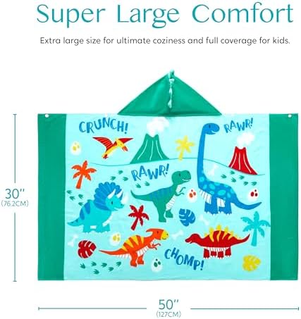 Dinosaur Kids Ultimate Bath Towels for Kids