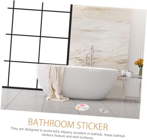 PRETTYZOOM Anti-Skid Bath Sticker 8-Pack Set