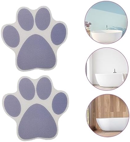 20-Piece cartoon dog footprint bathtub stickers