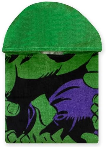 Marvel Boys Hulk Superhero Hooded Towel