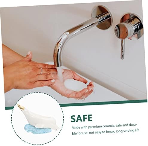 LIFKOME Ceramic Dolphin Soap Holder 1