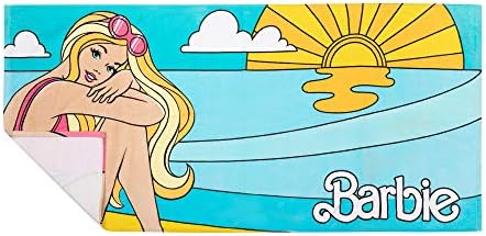 Barbie Super Soft Cotton Beach Towel by Franco Perfect for Summer Fun