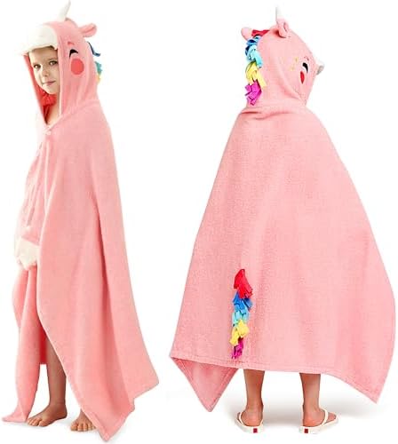 Unicorn Bath Towel for Kids 30x50