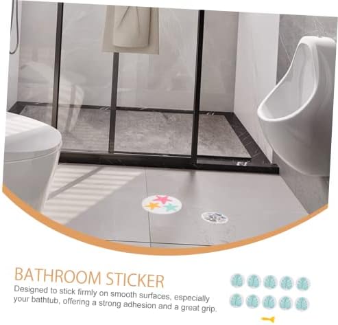 8-Piece Slip Floor Stickers for Bathroom