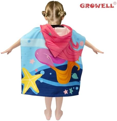 GROWELL Hooded Beach Towels for Kids