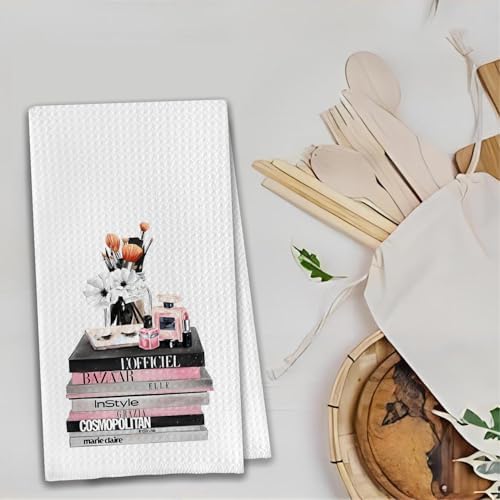 Stylish Pink Hand Towels for Girls Bathroom Accessories Premium Cotton Towels