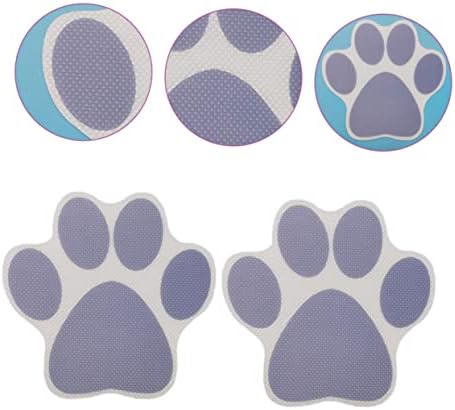 20-Piece cartoon dog footprint bathtub stickers