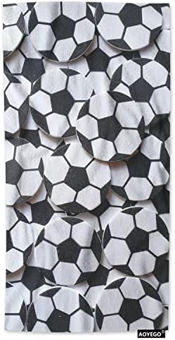 Soccer Ball Figurine Bath Towel