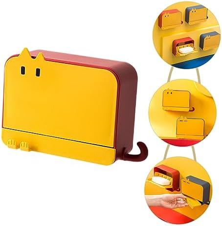 Anneome Wall-Mounted Bar Soap Holder with Lid Waterproof Easy to Clean