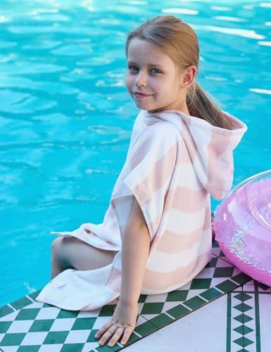 TBEZY Toddler Bath Towel Poncho 24x26