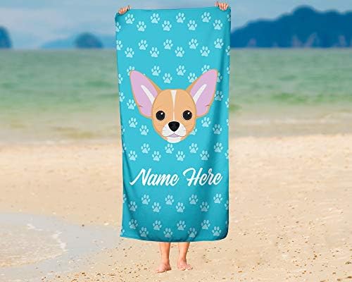 Personalized Corner Pet Chihuahua Travel Towels