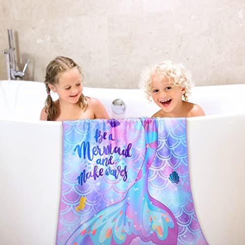Yahenda Mermaid Beach Towels for Kids