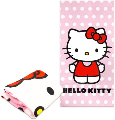 Hello Kitty Beach Towel Set for Kids and Adults 27x54 inches