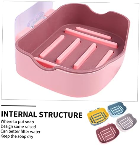 Wall-Mounted Soap Dish Set for Organizing Your Bathroom Kitchen
