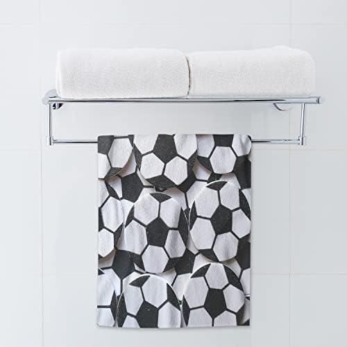 Soccer Ball Figurine Bath Towel