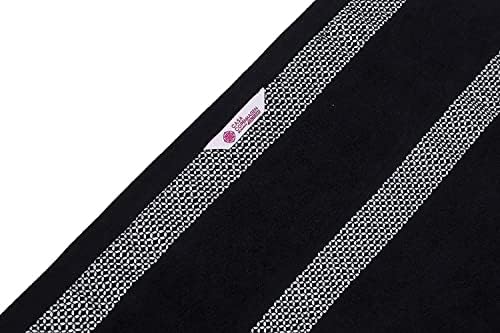 Casa Copenhagen Solitaire 6-Piece bath towel set Soft Egyptian Cotton Bright Black
