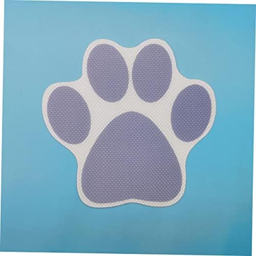 20-Piece cartoon dog footprint bathtub stickers