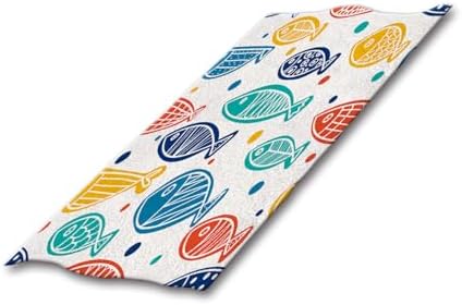 Vibrant Fish Hand Towels Ocean Theme Soft Microfiber Kitchen Bathroom Use