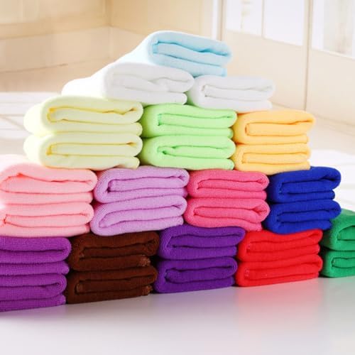 PrettyZoom Extra Large Red Bath Towels for Beach Spa Travel