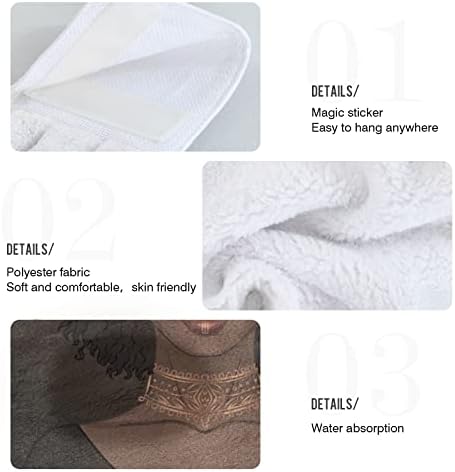 Visesunny Hanging Tie Towels 2 Pack Kitchen Dishcloths