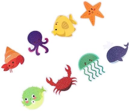 LIFKome Seascrat Bath Decals Set - Safe Fun Anti-Slip Stickers for Bathtime