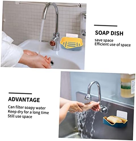 Wall-Mounted Soap Dish Set for Organizing Your Bathroom Kitchen