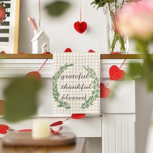Gratitude Hand Towels Beyond ORDINARY 16x24 Set of 2