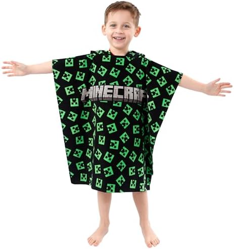 Minecraft Hooded Towel for Boys