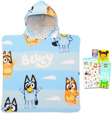 Bluey Kids Towel Set Fun Bluey Bath Bundle
