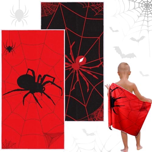 Quick Dry Absorbent 2-Piece Spider Beach Towels