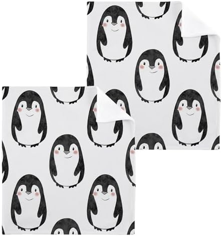 Penguin Washcloths for the Whole Family