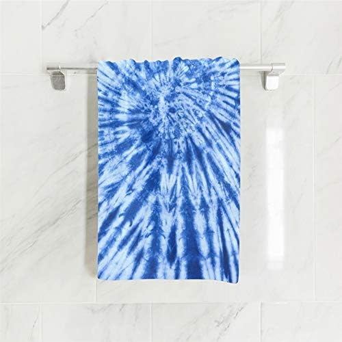 Auskid Blue Tie Dye Hand Towel