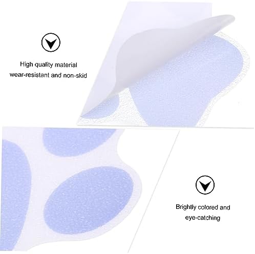 6 Adorable Dog Footprint Slip Stickers for bathtub shower safety