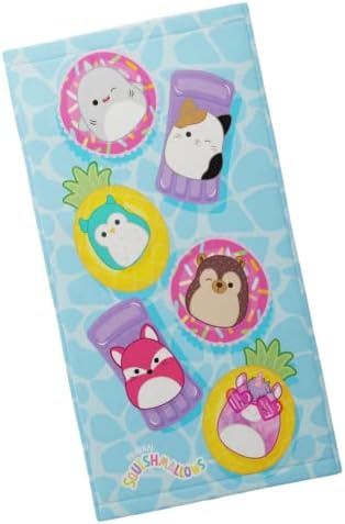 Squishmallows Super Soft Cotton BathPoolBeach Towel 58x28