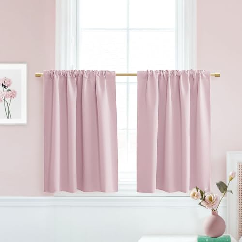Elegant Pink Bathroom Curtains for Kids