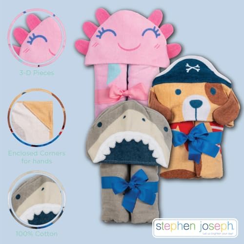 Stephen Joseph Cute Kids Bath Towels