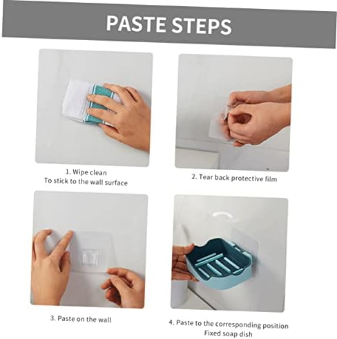 Wall-Mounted Soap Dish Set for Organizing Your Bathroom Kitchen