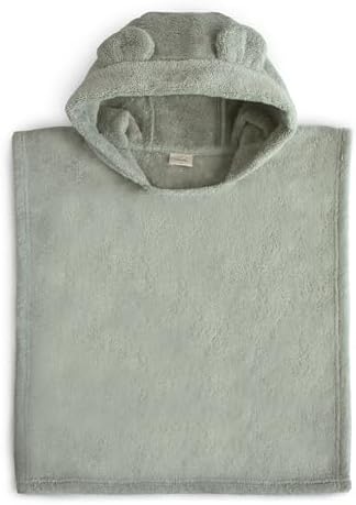 Mushie Poncho Towel for Kids organic Terry Cotton Ages 1-3