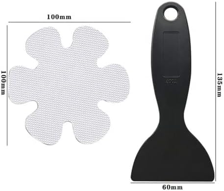 Anti-Slip Shower Stickers White