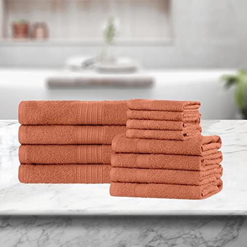 Superior Eco-Friendly Cotton 12-Piece Towel Set