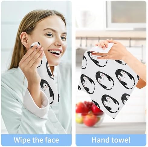 Penguin Washcloths for the Whole Family