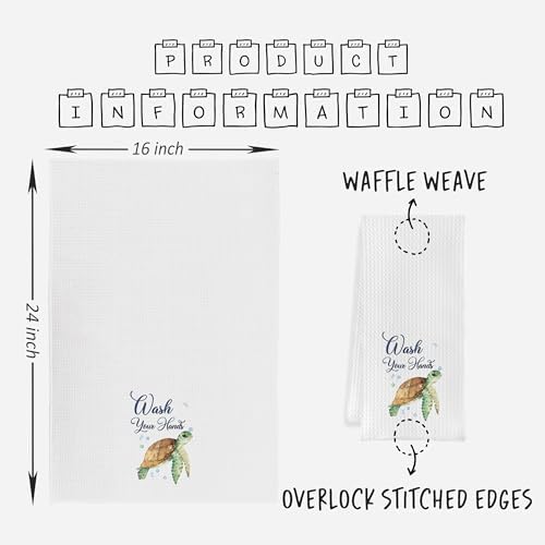 IWXYI Ocean Animal Hand Towels