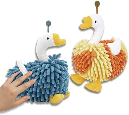 3D Fuzzy Ball Hand Towel for Kids Playful Kitchen Towel