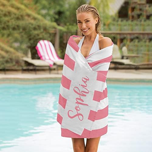 Personal Beach Towels Name-Embraced Fun