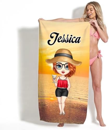 Personalized Beach Towels for Girls Perfect for Girls
