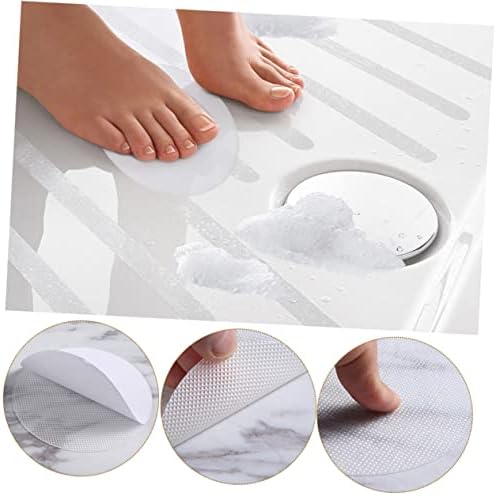 Bathroom Safety Sticker Kit - Peva Non-Slip Tiles for Bathtubs Showers