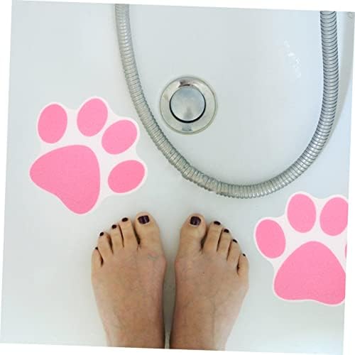 10Pcs Non Slip Cartoon Paw Bathtub Stickers for Bathroom Safety