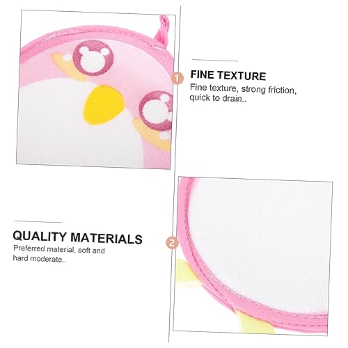3-Piece Double-Sided Foaming Towels with Cartoon Designs for Kids