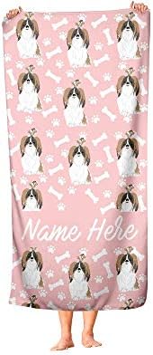 Personalized Shihtzu Pet Towels